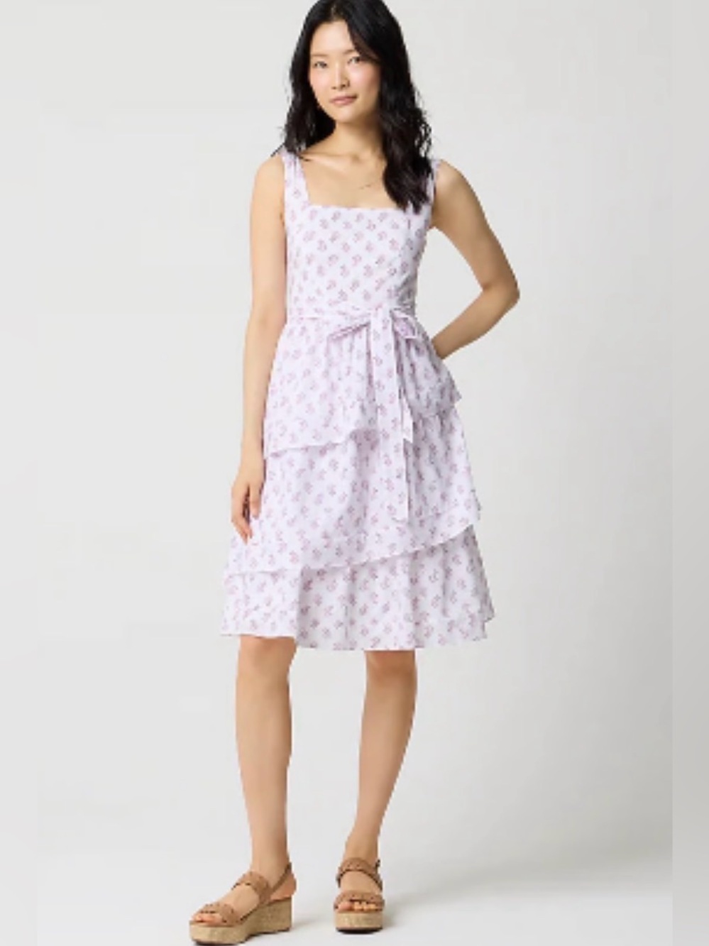 NWT J CREW A-Line Floral Sundress Size 10